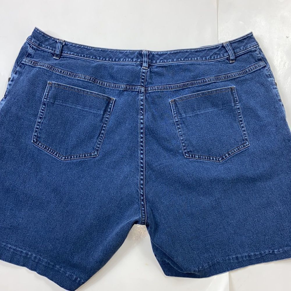 SO BLUE SIGRID OLDEN WOMAN JEANS SHORTS SIZE 20W